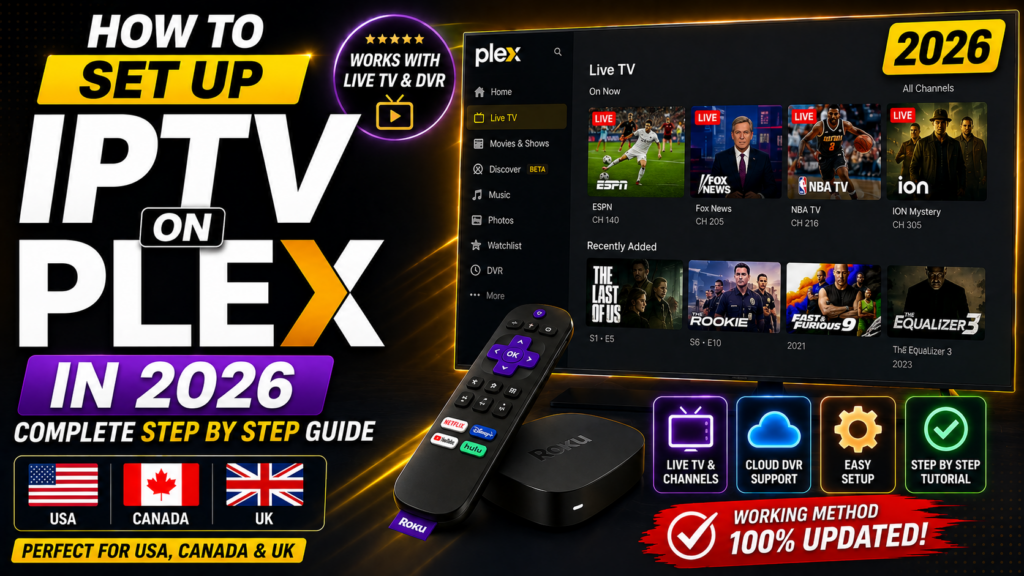 How to Setup IPTV on Plex in 2026 (Complete Step by Step Guide)