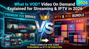 What Is VOD Video On Demand Explained for Streaming and IPTV in 2026