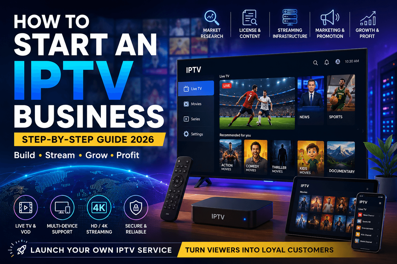 How to Start an IPTV Business